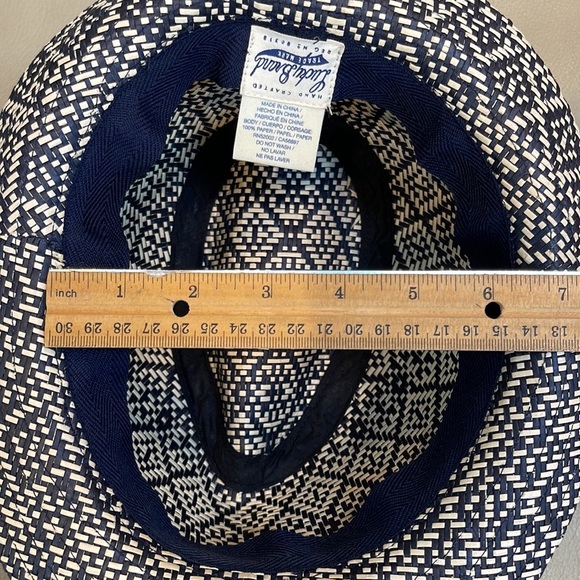 Lucky Brand black and white diamond weave fedora - Picture 10 of 10